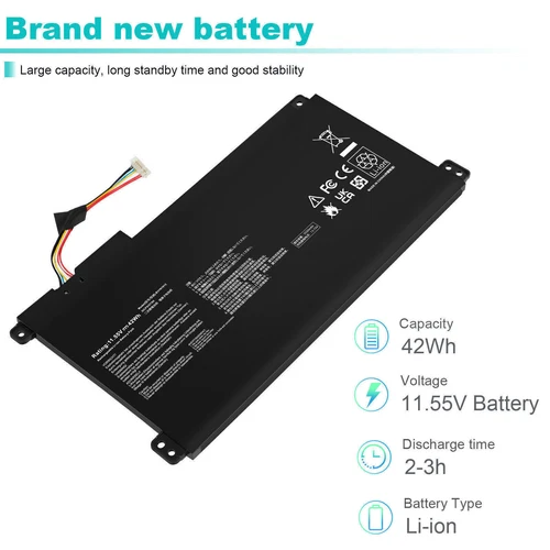 Replacement B31N1912 C31N1912 Battery for VivoBook 14 E410MA L410MA L510MA AU - Picture 7 of 13