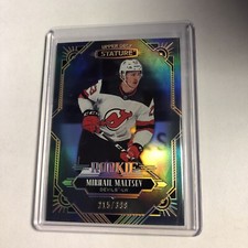 2020-21 Upper Deck Stature Mikhail Maltsev Rookie #215/399 RC SP