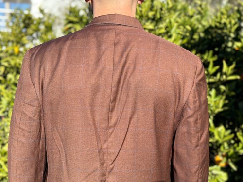 Isaia Napoli Aqua Spider Superfine100 Blazer Suit Tuxedo Formal Jacket Size 54 7 - Picture 8 of 13