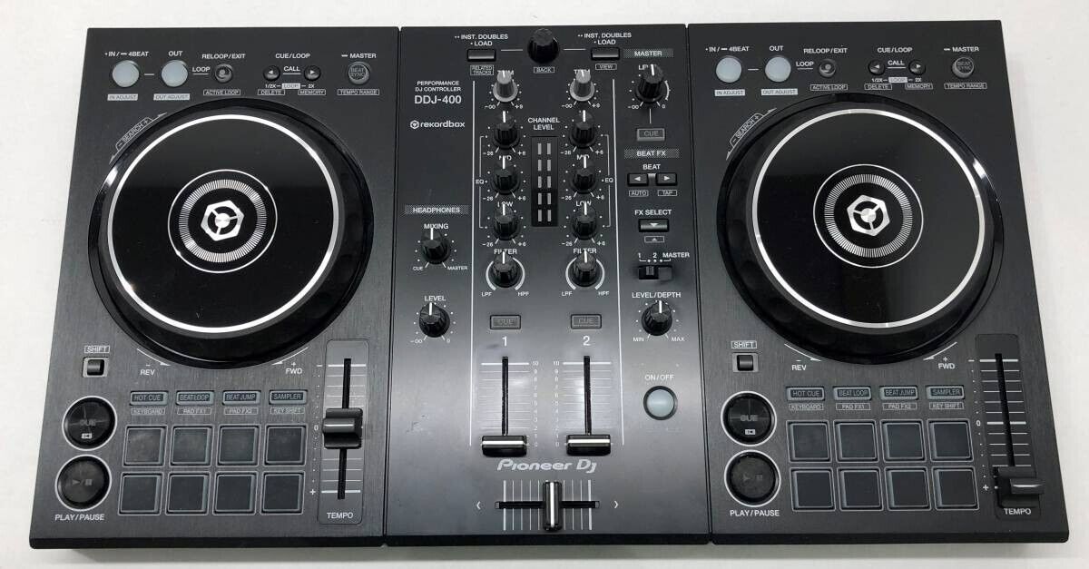 Pioneer DJ DDJ-400 2-Channel Controller for Rekordbox