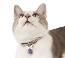 Cat Safety Buckle Collar Wings Bell Cat Collars with/without Customized name tag