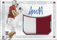 2016 Panini National Treasures Collegiate Silver Austin Hooper Auto Jersey /25