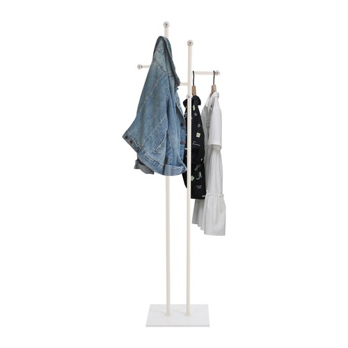 6 Hooks Heavy Duty Marble Coat Rack Stand Tall Clothes Rail Hanger Free Standing - Picture 10 of 17
