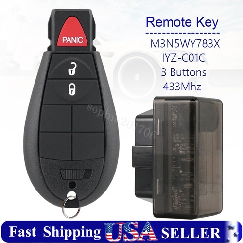 For 2008 2009 2010 2011 2012 2013 Dodge Grand Caravan Keyless Remote Key Fob 3B
