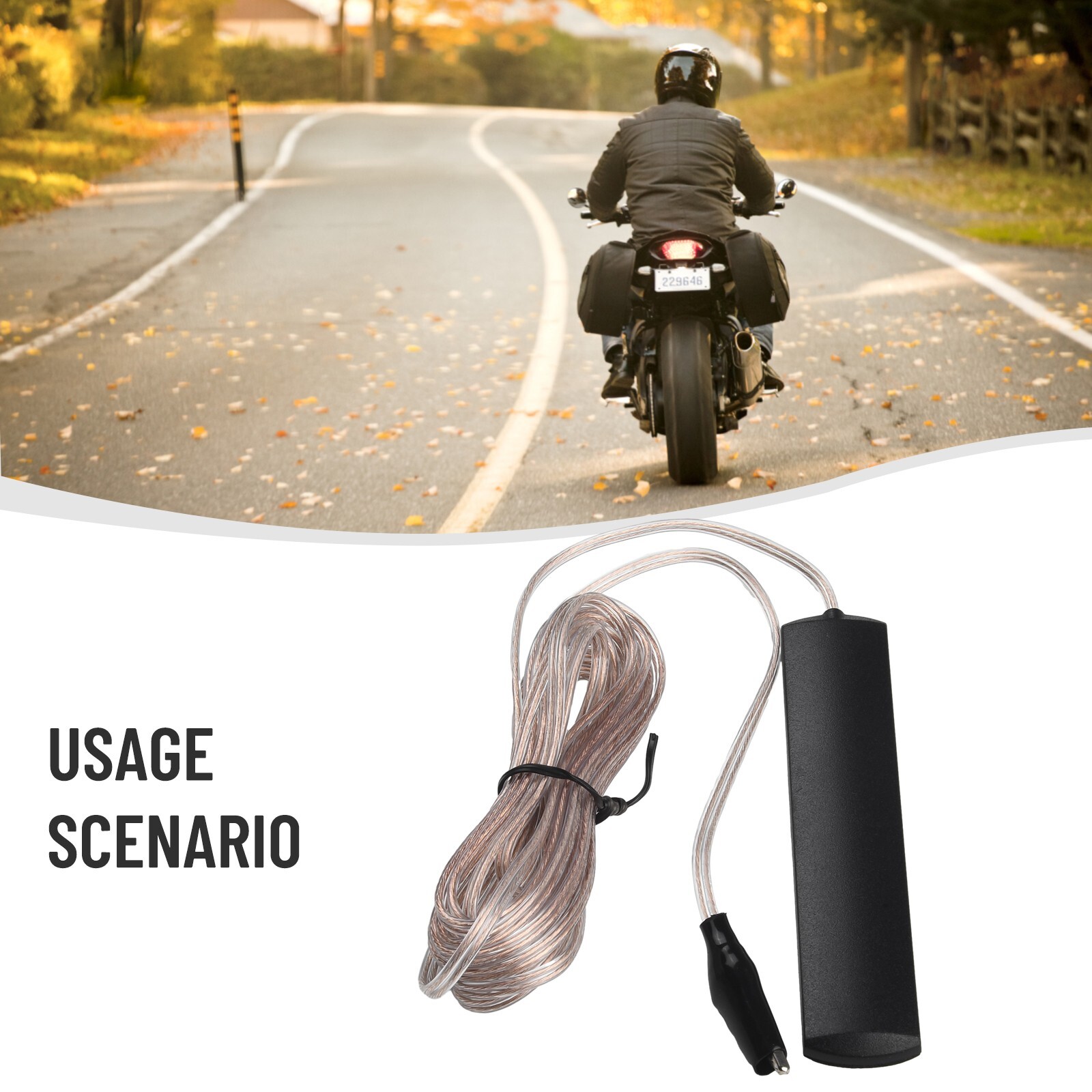 Radio Fm Stereo Antenna Interno Lunghezza 5m Segnale Aumentano Ampio