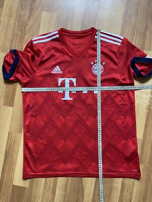 BAYERN MÜNICH 2018 2019 HOME SHIRT JERSEY ADIDAS CF5433 sz L MEN