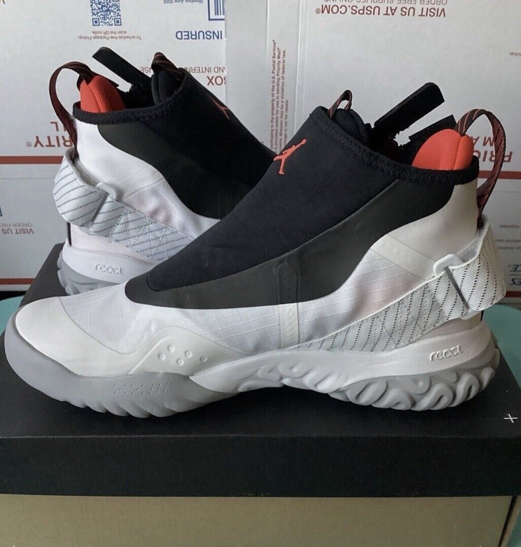 NIKE JORDAN PROTO-REACT Z ( WHITE/BLACK ) SNEAKERS SHOSE NIKE JORDAN PROTO-REACT Z ( WHITE/BLACK ) SNEAKERS SHOSE