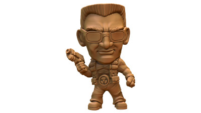Capsule Chibi - Nuke Guy