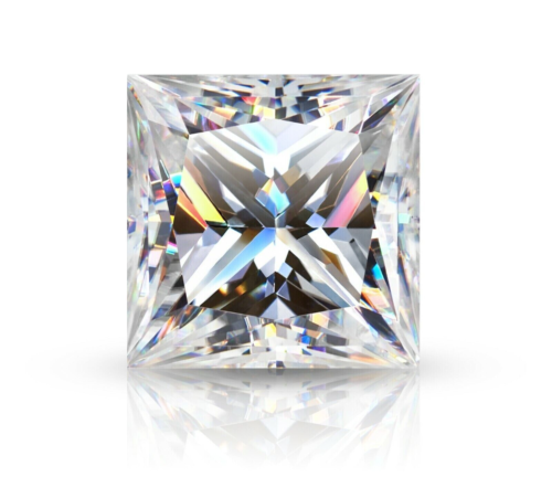 Princess Cut 3.1 Ct Lab-Grown CVD D-Color Diamond Certified Fl-Clarity Gems 4SUC - Picture 2 of 10