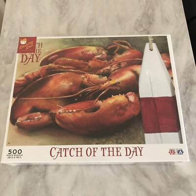 500 Piece Puzzle Dashing Dan ''Catch Of The Day'' - READ FULL DESCRIPTION BELOW.