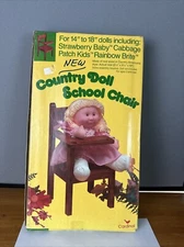 Cabbage Patch Kids Country Doll Wooden School Chair For 14" to 18" Dolls NEW