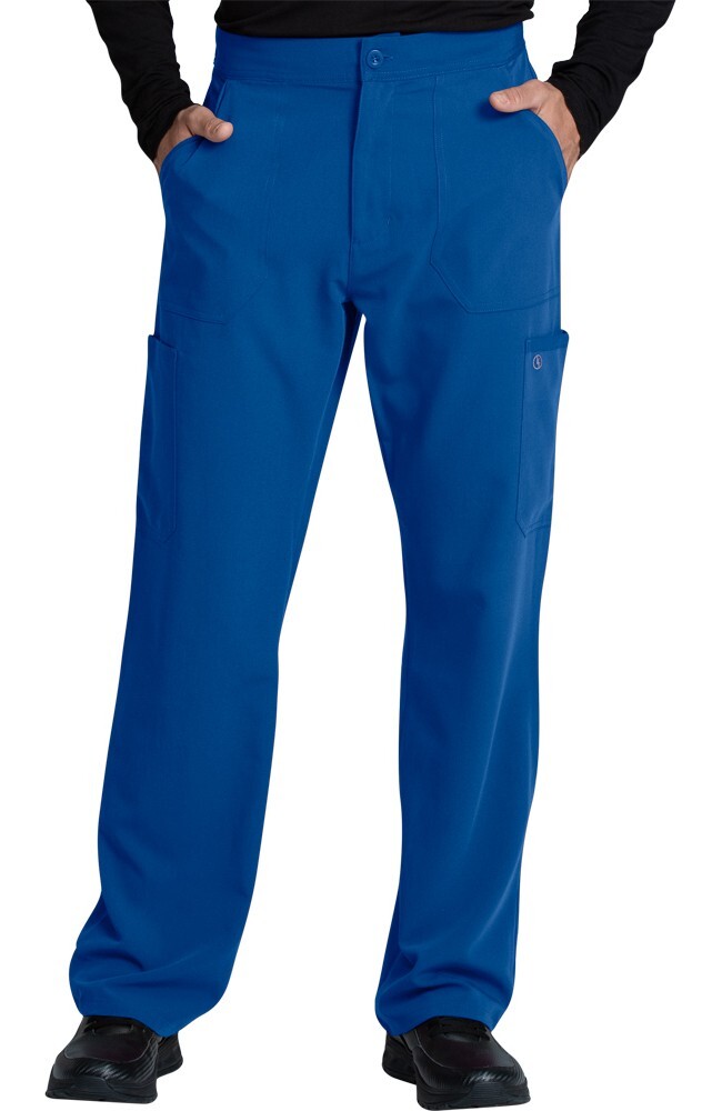 Men's Cargo Scrub Pant ROYAL BLUE XLT Luxe Supreme by AllHeart