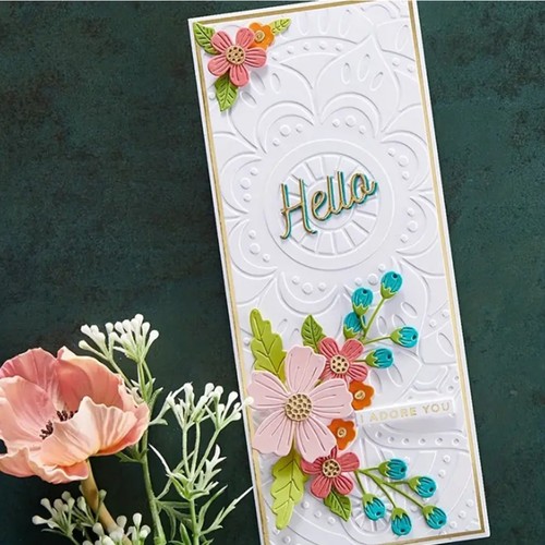 Versatile Flowers Set, BEE BOLD Cutting & Embossing Die Set, Perfect for Cards - Picture 6 of 9