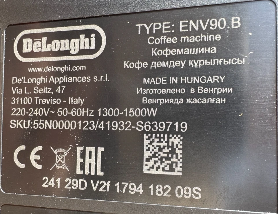DELONGHI Vertuo Pop ENV90.B Nespresso Kapselmaschine Schwarz NEU ohne OVP - Bild 3 von 3
