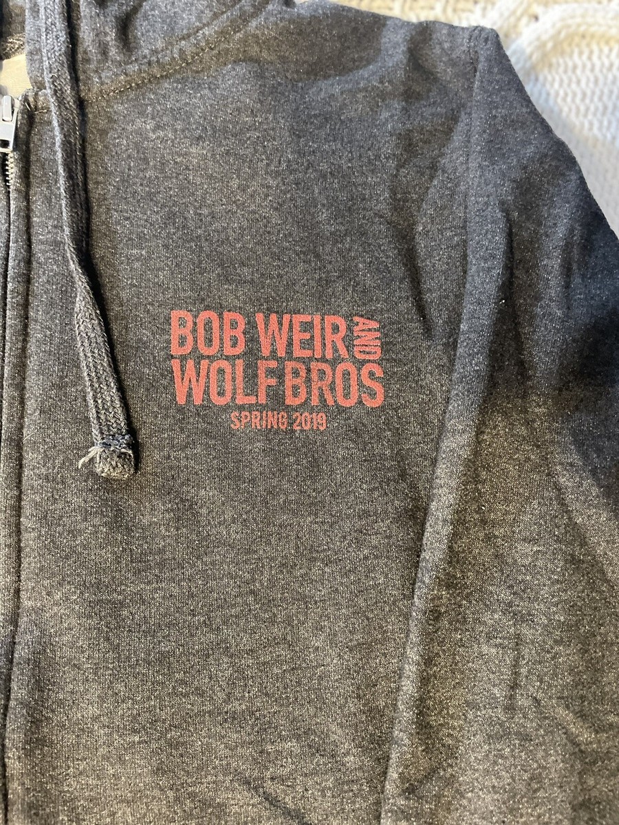 Sweat à Capuche Bobby Weir Wolf Bros - Noir Unisexe - Neuf Sans étiquette - Fabriqué USA