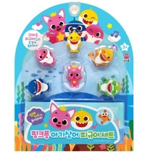 Pinkfong Baby Shark Figure Set(1Pack 6ea Figure) VOL2