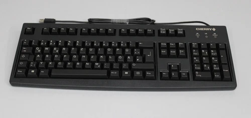 CHERRY G83-6105LUNDE-2 Kabelgebundene Tastatur Deutsches Layout Schwarz NEU