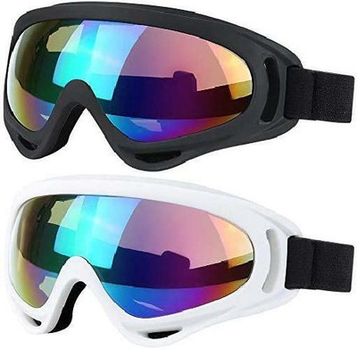 Ski Goggles, 2 Pack Snowboard Goggles Skate Glasses, Motorcycle Cycling Goggles | eBay