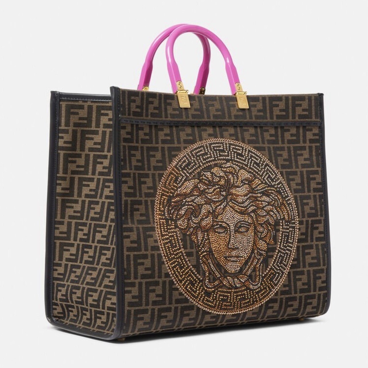 New Fendi X Versace Fendace Collaboration Sunshine FF Medusa