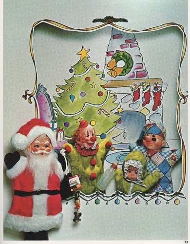 PUPPET PEOPLE Sewing Pattern Book ©1977 Mangelsens Santa Red Riding Hood Cowgirl - Foto 4 di 4