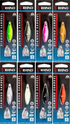Rhino Diamond Sandeel / Meerforellenblinker / Trollingblinker / Spoon / UV