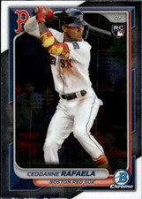 CEDDANNE RAFAELA RC 2024 Bowman Chrome Base #5 ROOKIE MLB Red Sox  ID:115716