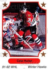 1991-92 7th Inning Sketch WHL #43 Cale Hulse