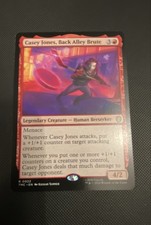 Casey Jones, Back Alley Brute Commander: Teenage Mutant Ninja Turtles MTG