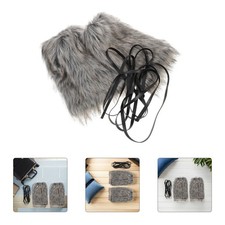 1 Pair Women Fuzzy Leg Warmers: Fluffy Faux Fur Boot Covers - Legwarmers with