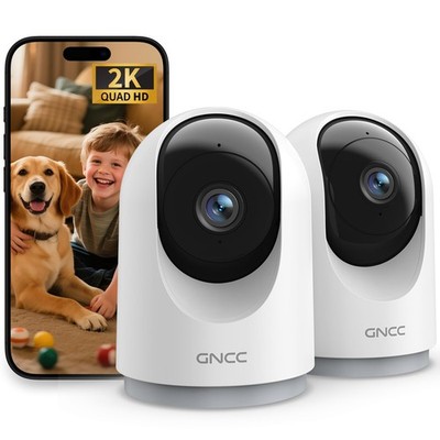 2K Cameras for Home Security-Indoor Pan/Tilt Cameras for Baby Monitor/Pet Cam...