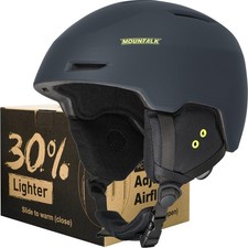 MOUNTALK Ski Snowboard Helmet Large Matte Nav...