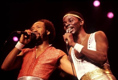 Earth Wind & Fire And Maurice White And Philip Bailey 1982 OLD MUSIC PHOTO