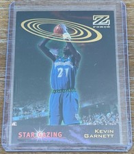 KEVIN GARNETT 97-98 Skybox Z-Force STAR GAZING ! MINNESOTA TIMBERWOLVES !
