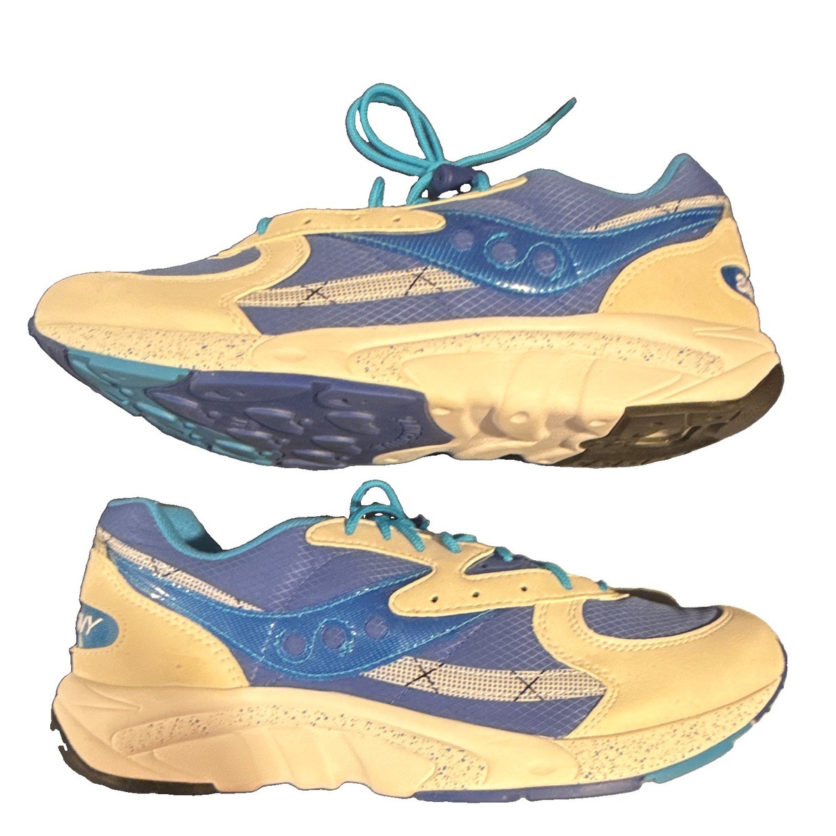 Saucony Aya Shoes S70460-2 Blue White Men's Size 9 New in Box Rare