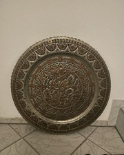 Persischer Wandteller 70 cm von 1967 in Teheran gekauft (Handarbeit)