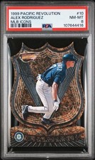 1999 Pacific Revolution Alex Rodriguez MLB Icons PSA 8