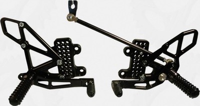 VORTEX - Rear Set Complete Blk Hon | RS265K