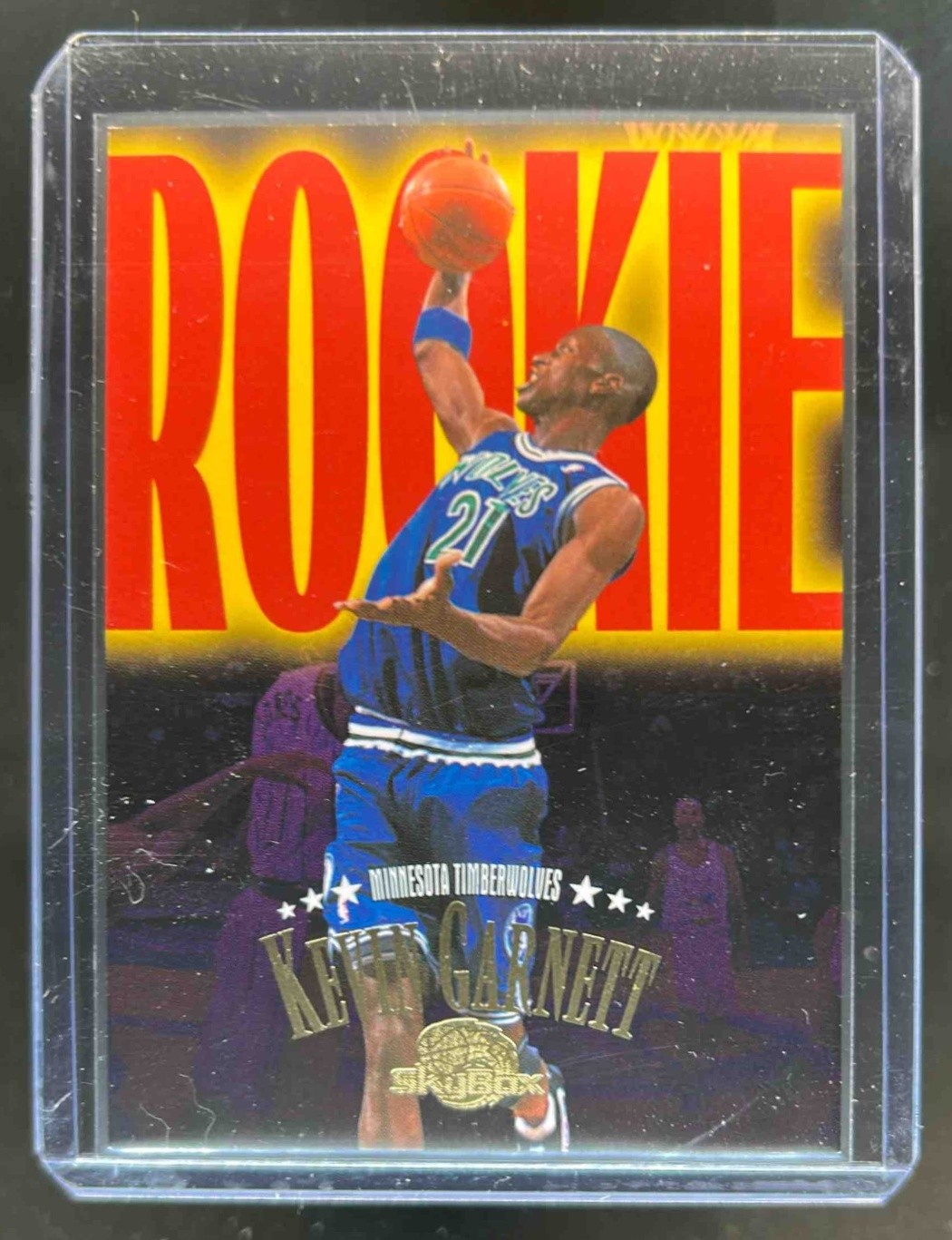 1995-96 Skybox Premium Kevin Garnett Rookie RC #233 Timberwolves