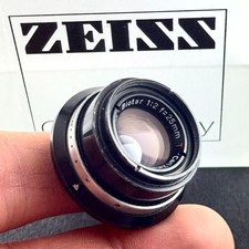 ultra rare CARL ZEISS BIOTAR 25mm F2 RED T LENS bokeh 16mm 35mm cine kino