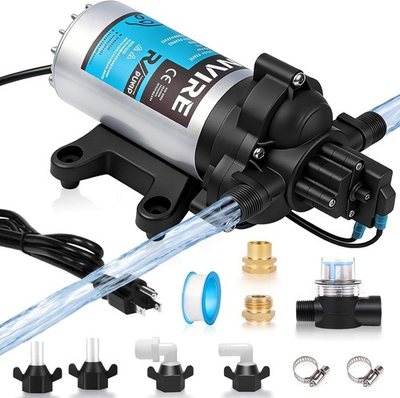 #ad For 33 Series Industrial Water Pressure Pump 110V AC 4.0GPM 50PSI RV Fresh Water $62.09