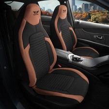 Autositzbezüge Schonbezüge passend für Kia Niro in Braun Schwarz 1256P018