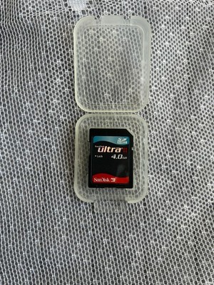 SanDisk Ultra II 4GB SDHC Speicherkarte Class 4 15MB/s SD Karte mit Schutzbox