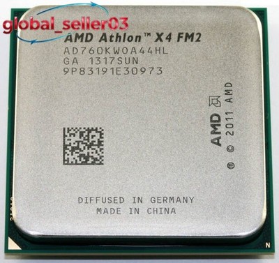 AMD Athlon X4 760K Quad Core Processor 3.8 - 4.1 GHz, Socket FM2, 100W CPU