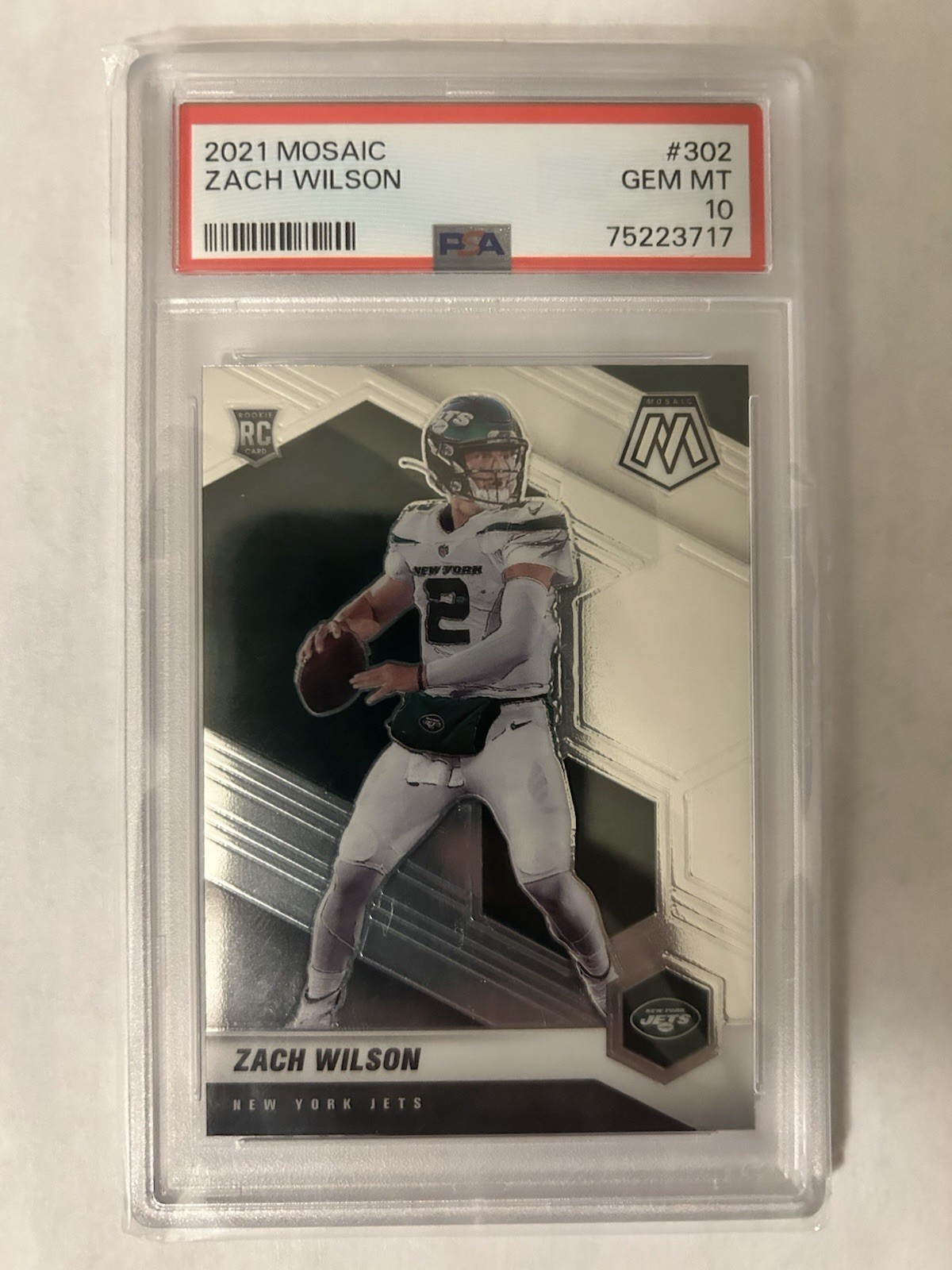 2021 Panini Mosaic - Rookies Zach Wilson #302 (RC)