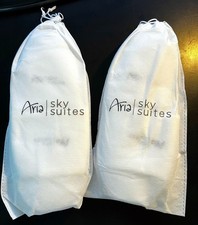 Zapatillas de hotel Aria Resort & Casino (2) Sky Suite Tower 11,5”x4,5” Las Vegas