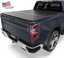 FRP Hard Tri-Fold Truck Bed Tonneau Cover for 2019-25 Chevy Silverado GMC Sierra