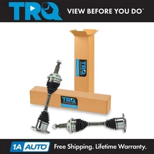TRQ Front CV Axle Assembly Set Fits 88-97 K1500 Suburban K2500 Tahoe Yukon