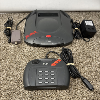 Atari Jaguar System Console Bundle w/ Power And RF Cable *tested*