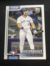 2026 Topps Series 1 #241 Addison Barger - Toronto Blue Jays
