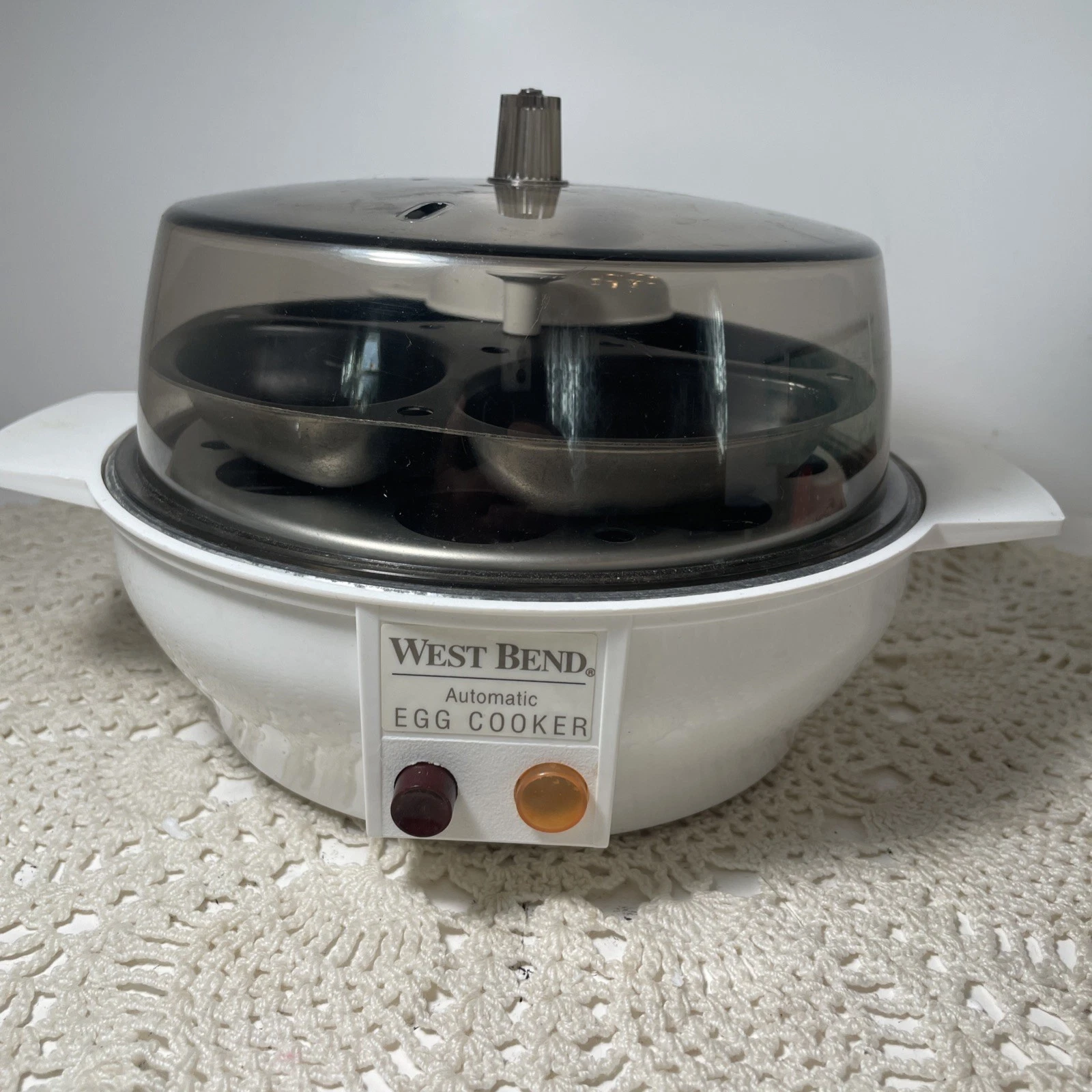 West Bend Automatic Egg Cooker Hard Boiled Poached #86618 USA Made